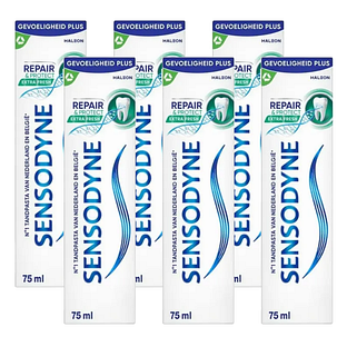Sensodyne Repair &amp; Protect Extra Fresh Tandpasta Multiverpakking 6x75ML