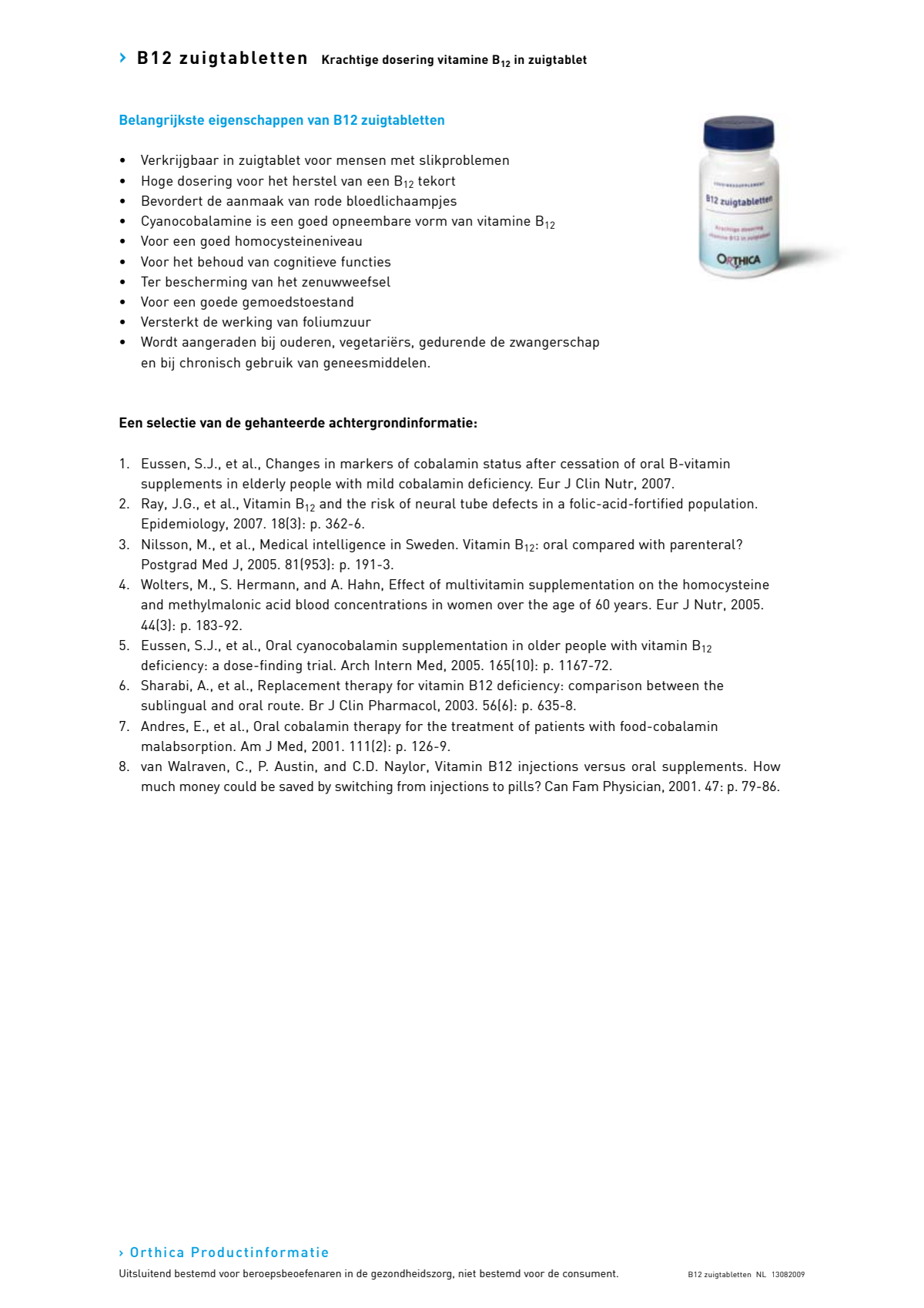 B12 Zuigtabletten afbeelding van document #2, research