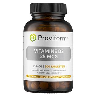 Proviform Vitamine D3 25mcg Tabletten 300TB Proviform Vitamine D3 25mcg Tabletten 300TB