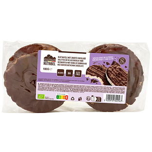 Nutribel Rijstwafels Met Pure Chocolade 100GR