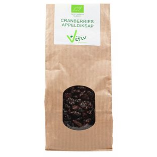 Vitiv Biologische Cranberries Appeldiksap 500GR Vitiv Biologische Cranberries Appeldiksap 500GR