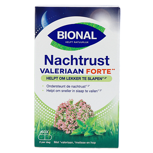 Bional Nachtrust Valeriaan Forte Capsules 60CP