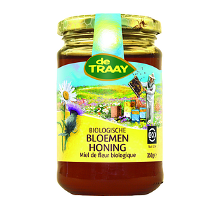 De Traay Biologische Bloemen Honing 350GR