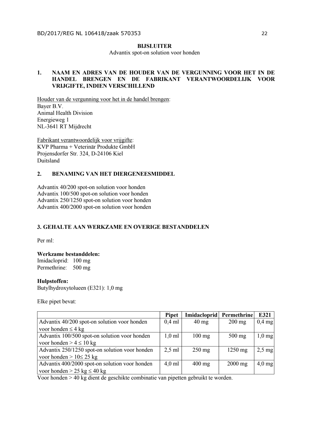 Hond 250/1250 Spot-on Solution afbeelding van document #22, instructions