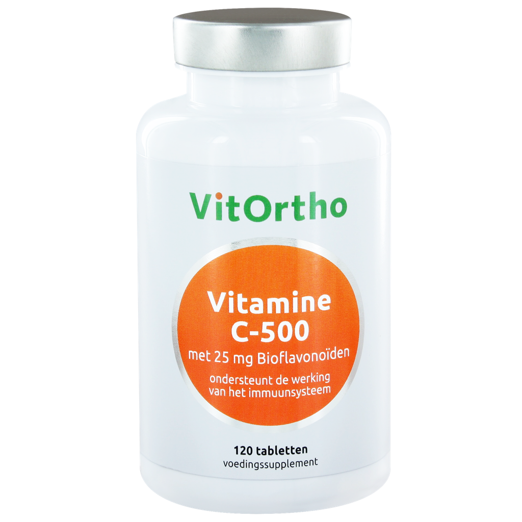 VitOrtho Vitamine C-500 met 25mg Bioflavonoïden Tabletten afbeelding 1