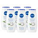 Nivea Coconut & Jojoba Oil Care Shower Multiverpakking 6x250ML