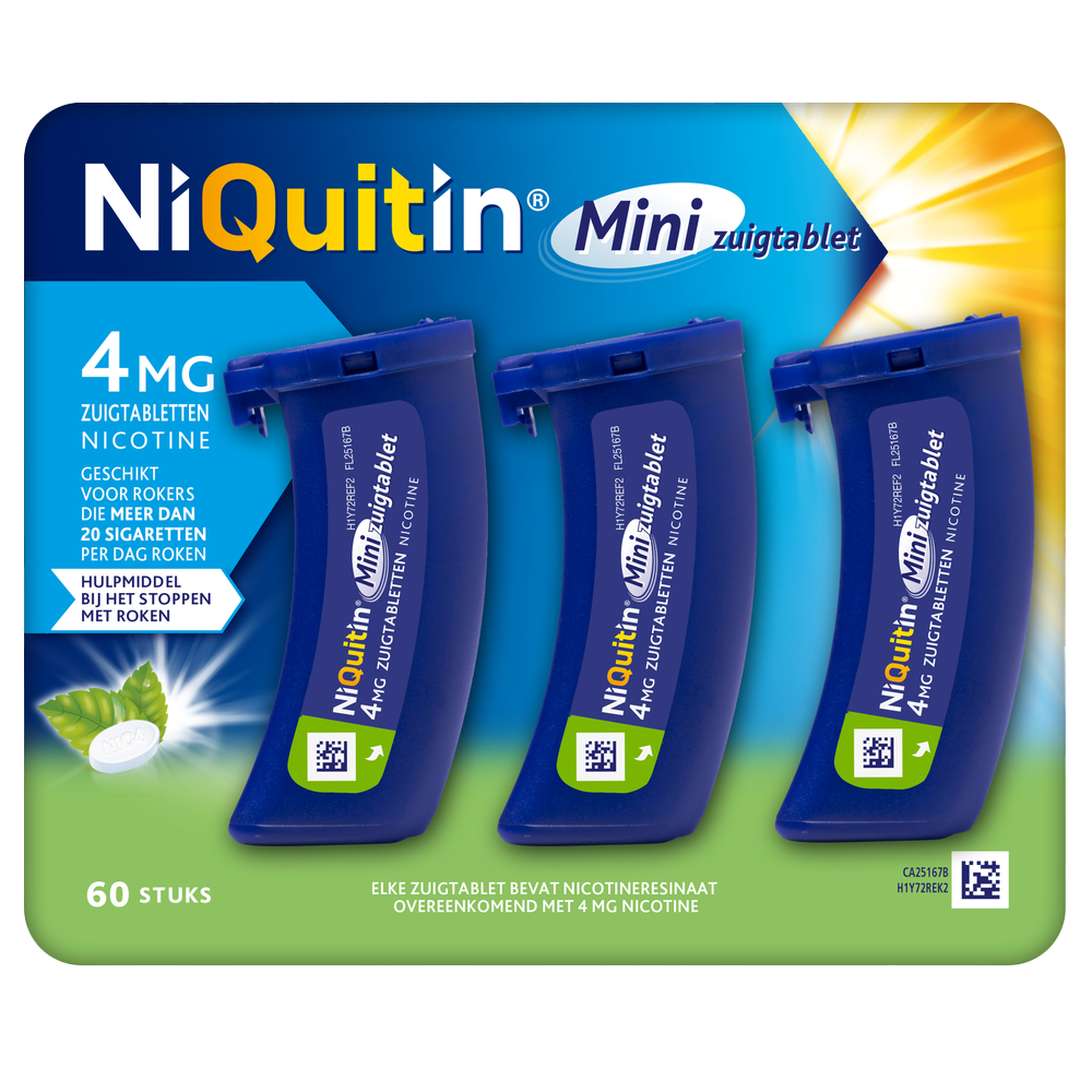 Niquitin Minizuigtabletten 4mg afbeelding