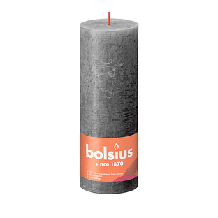 Bolsius Rustiek Stompkaars Stormy Grey 190/68 1ST