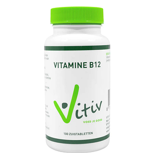 Vitiv Vitamine B12 Zuigtabletten 100ZTB