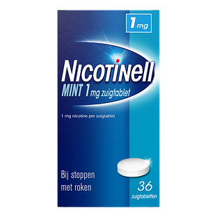 Nicotinell Zuigtablet Mint 1 mg - voor stoppen met roken 36ST