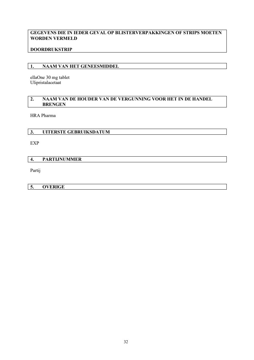 Noodanticonceptie Tablet afbeelding van document #32, leaflet