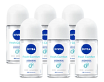 Nivea Fresh Comfort Roll-on Voordeelverpakking 6x50ML