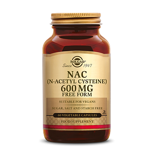 Solgar NAC 600 mg Capsules 60VCP