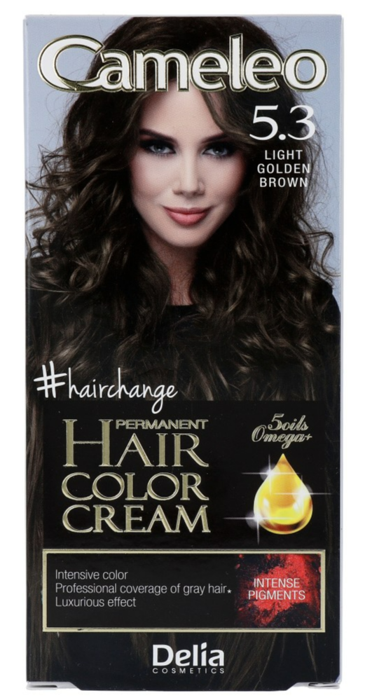 Cameleo Hair Color Cream 5.3 Light Golden Brown afbeelding