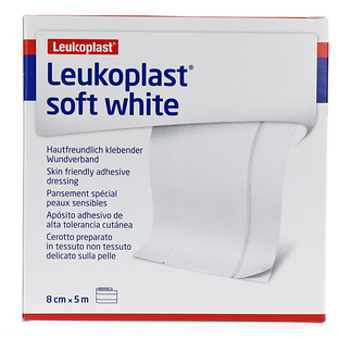 Leukoplast Soft White Wondpleister 5m x 8cm 1ST