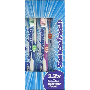 Sence Tandenborstels Medium Super Clean 12ST Sence Tandenborstels Medium Super Clean 12ST