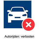Autorijden: verboden