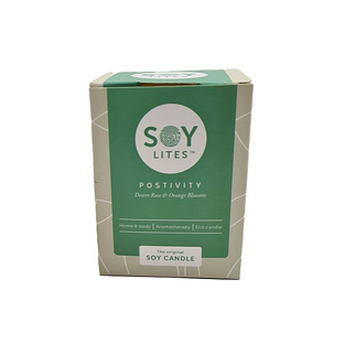 Soylites Soycandle Positivity - Desert Rose & Orange Blossom 70ML Soylites Soycandle Positivity - Desert Rose & Orange Blossom 70ML