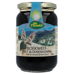 De Traay Boekweit Bloemenhoning 900GR