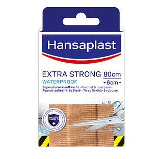Hansaplast Extra Strong Waterproof Pleisters 80cmx6cm 1ST