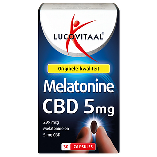 Lucovitaal Melatonine CBD 5 Mg Capsules 30CP
