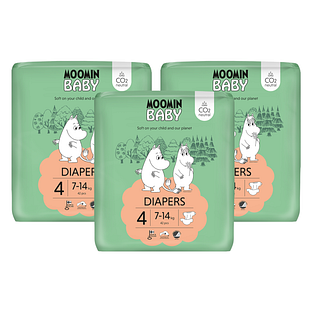 Moomin Baby Luier Maat 4 Maxi 3x42ST Moomin Baby Luier Maat 4 Maxi 3x42ST