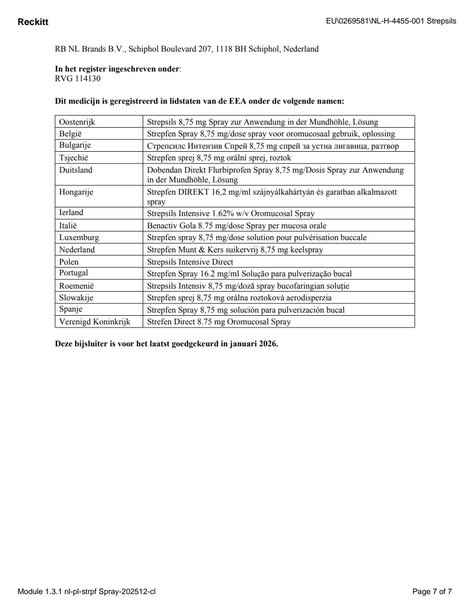 8,75mg Keelspray afbeelding van document #7, leaflet