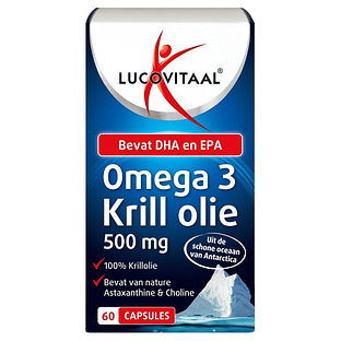 Lucovitaal Omega 3 Krill Olie Capsules 60CP