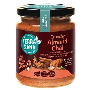TerraSana Crunchy Almond Chai Amandelpasta 250GR TerraSana Crunchy Almond Chai Amandelpasta 250GR