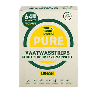 The Good Brand Pure Vaatwasstrips Lemon 64ST