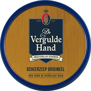 Vergulde Hand Scheerzeep Origineel 75GR