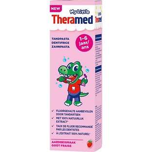 Theramed Junior Tandpasta 1-6 Jaar Aardbei 50ML Theramed Junior Tandpasta 1-6 Jaar Aardbei 50ML