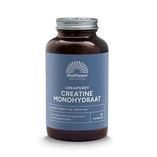 Mattisson HealthStyle Mattisson Creatine Monohydraat Capsules 180CP Mattisson HealthStyle Mattisson Creatine Monohydraat Capsules 180CP