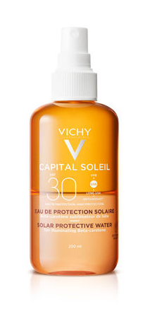 Vichy Capital Soleil Zonbeschermend Water SPF30 - Optimale Bruine Teint 200ML