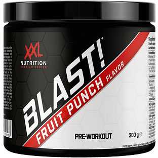 XXL Nutrition Blast! Pre Workout - Fruit Punch 300GR XXL Nutrition Blast! Pre Workout - Fruit Punch 300GR