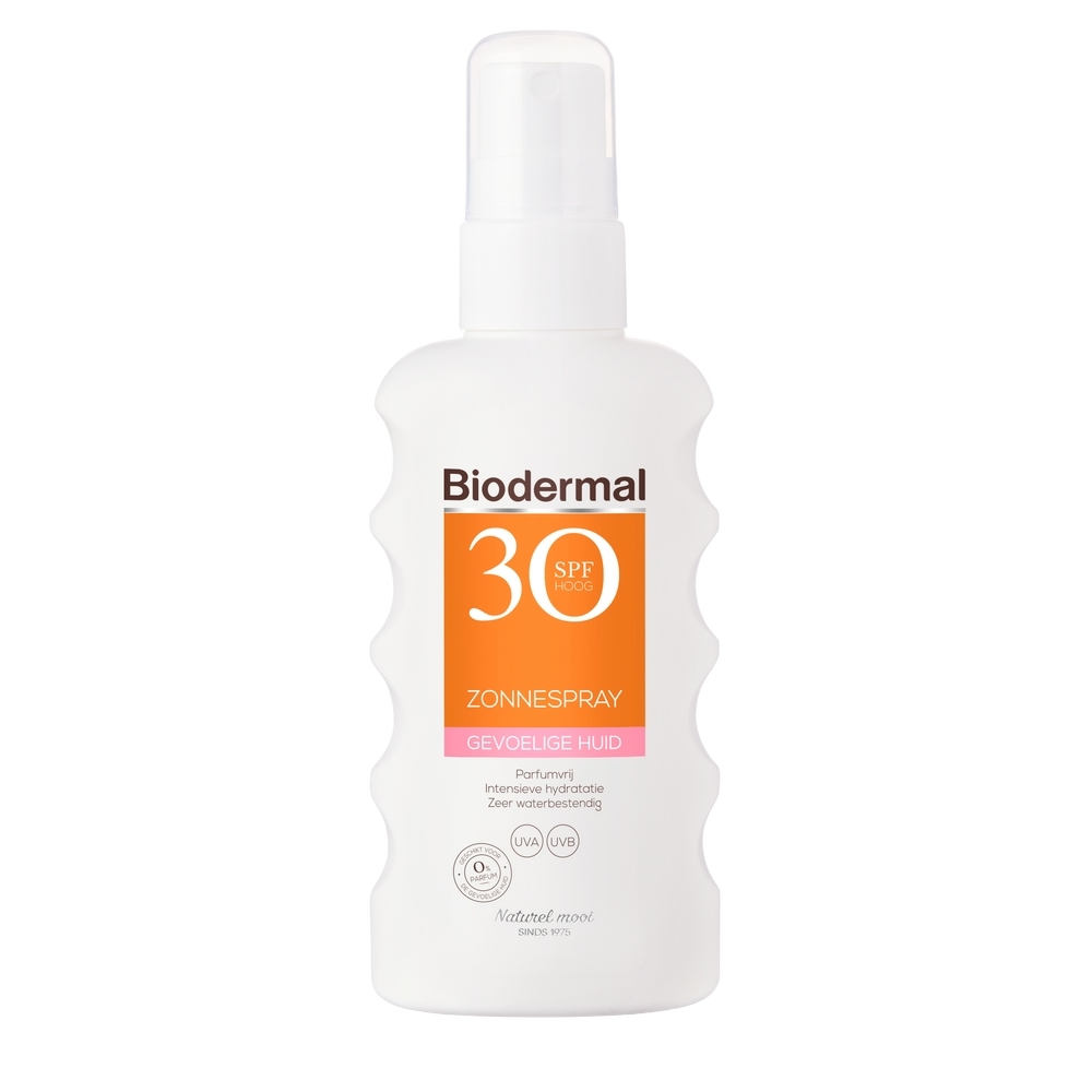 Biodermal Gevoelige Huid Zonnespray - Zonnebrand met SPF30 afbeelding 1