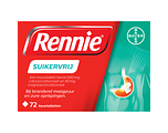 Rennie Suikervrij kauwtabletten bij brandend maagzuur 72TB