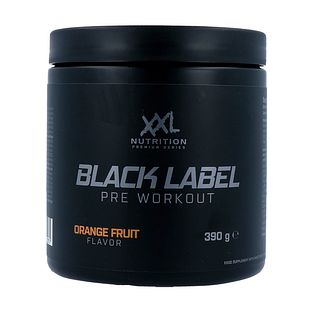 XXL Nutrition Black Label Pre Workout - Orange Fruit 390GR