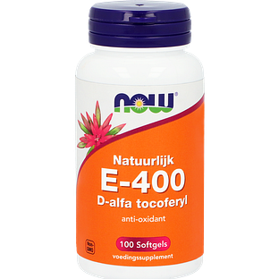 NOW E-400 D-Alpha Tocopherol Capsules 100ST