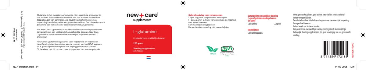 L-Glutamine Poeder afbeelding van document #1, instructions