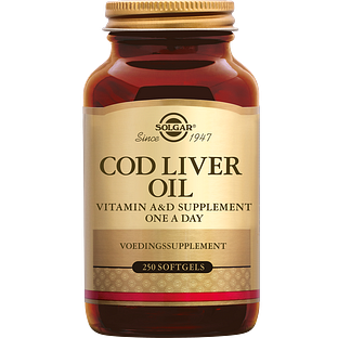 Solgar Cod Liver Oil (Levertraan) Softgels 250SG Solgar Cod Liver Oil (Levertraan) Softgels 250SG