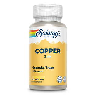 Solaray Copper 2mg Capsules 100CP