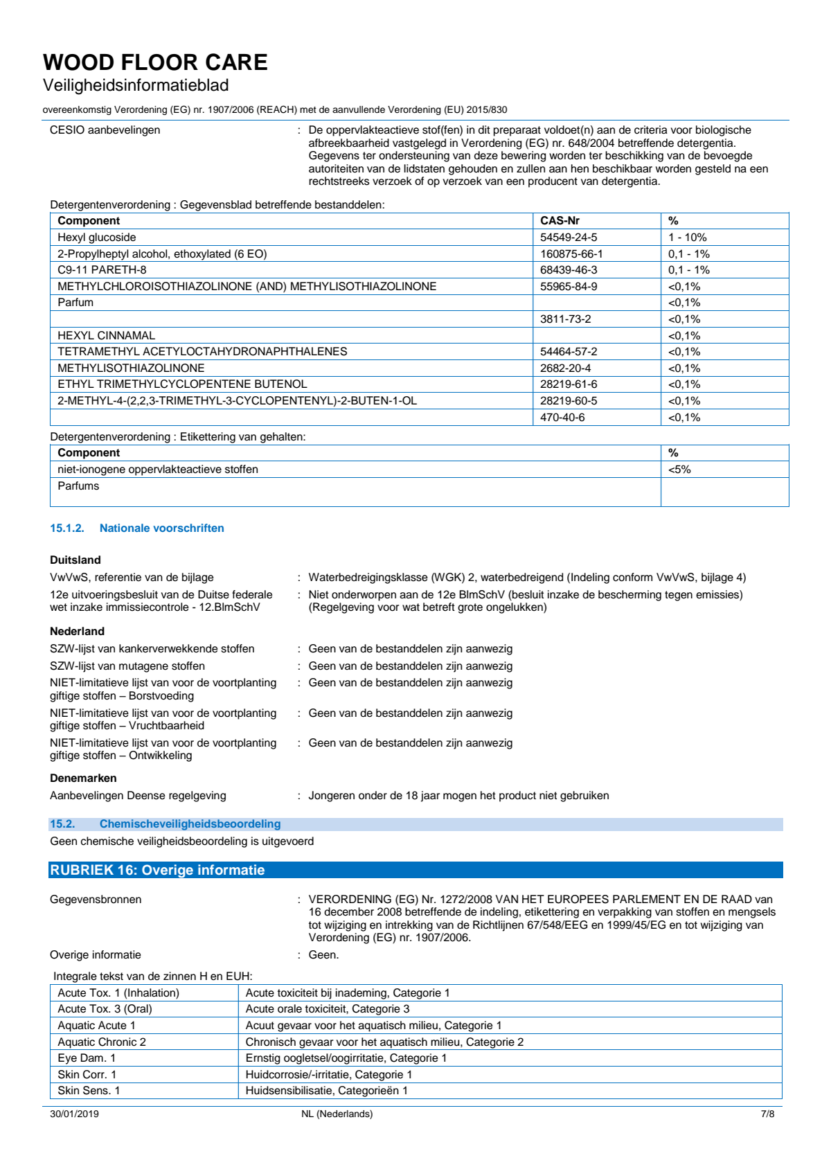 Wood Care Hout Reiniger afbeelding van document #7, info_folder