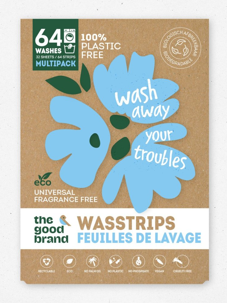 The Good Brand Wasstrips Parfumvrij