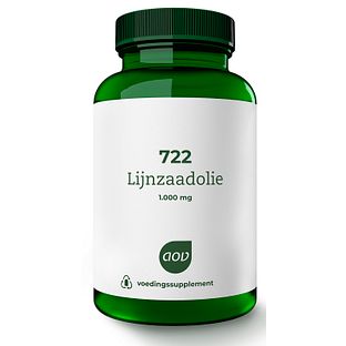 AOV 722 Lijnzaadolie 1000mg Capsules 90CP