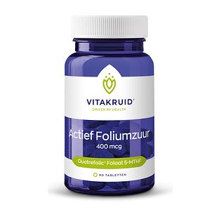 Vitakruid Actief Foliumzuur Quatrefolic® 5-MTHF 400 mcg 90TB
