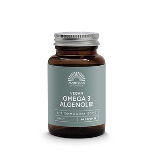 Mattisson HealthStyle Vegan Omega 3 Algenolie Capsules 60CP Mattisson HealthStyle Vegan Omega 3 Algenolie Capsules 60CP