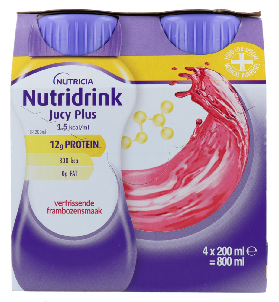 Nutridrink Jucy Plus Verfrissende Framboos 800ML