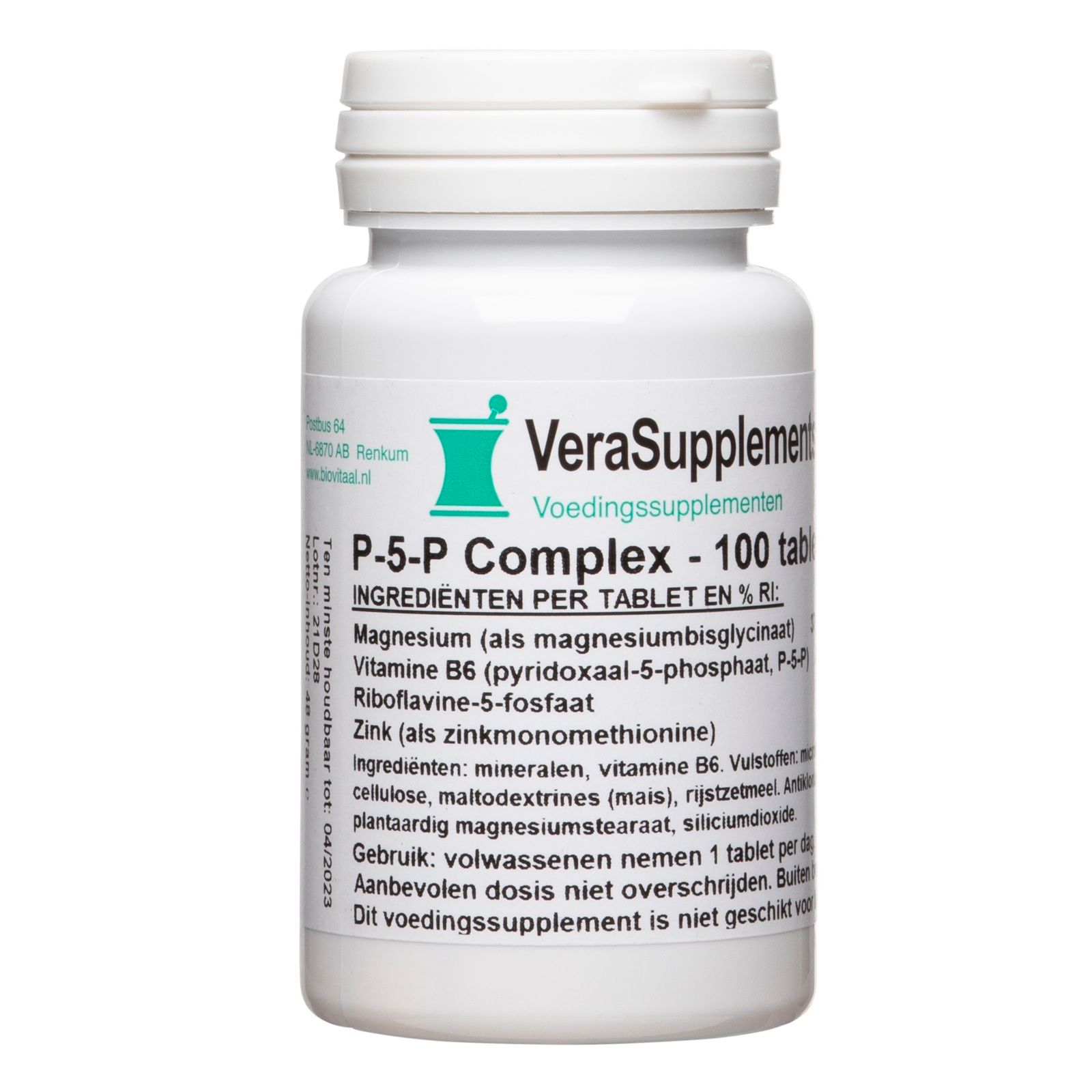 VeraSupplements P-5-P Complex Tabletten 100TB