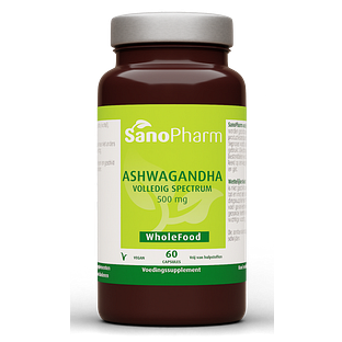Sanopharm Wholefood Ashwagandha Capsules 60CP